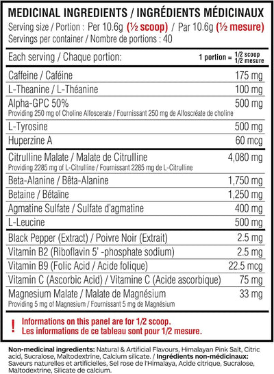 Believe Supplements Pump Addict Max Pre-Workout Powder White Slushie 425g