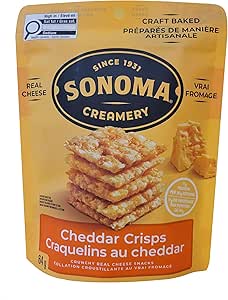 Sonoma Creamery Cheddar Cheese Crisps 64g