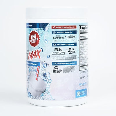 Believe Supplements Pump Addict Max Pre-Workout Powder White Slushie 425g