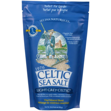 Celtic Sea Salt Light Grey Sea Salt (Course) - 454G