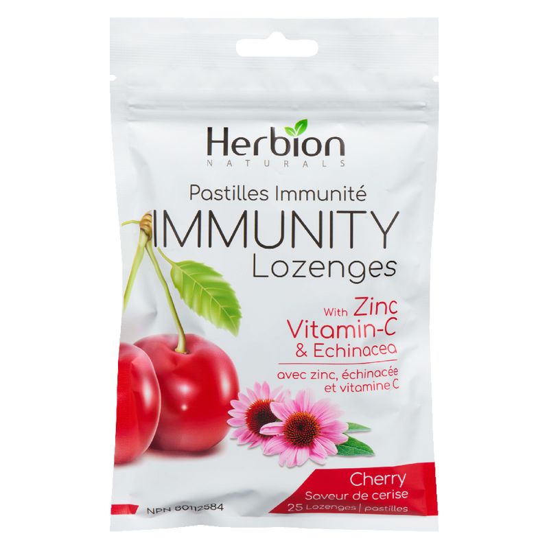 Herbion Immunity Lozenges Cherry 25 Lozenges