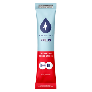 WakeWater +Plus Cherry Lime Individual Sachet 5g