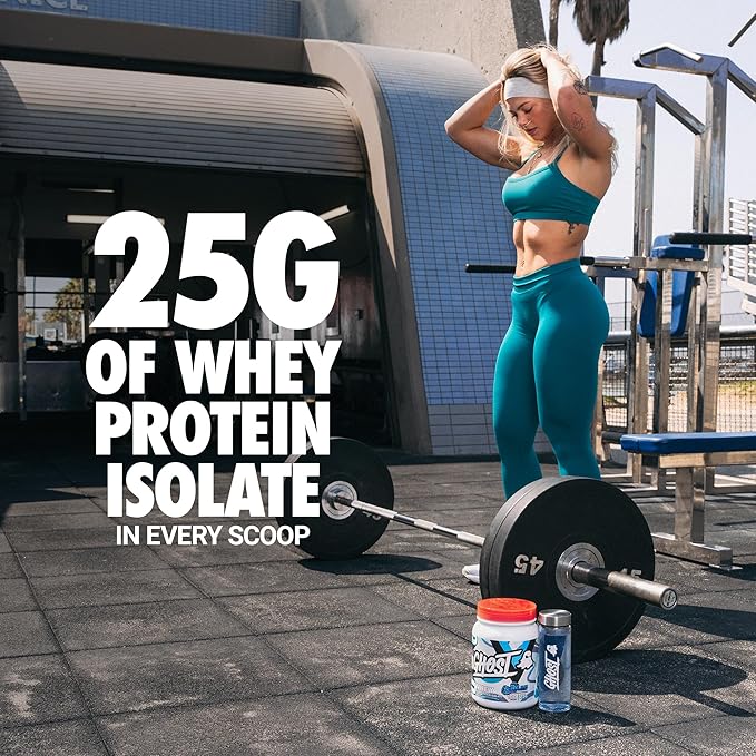 Protein Isolate Blue Raspberry GHOST Clear Whey Isolate Protein Powder Blue Raspberry 20 Servings 640 ...