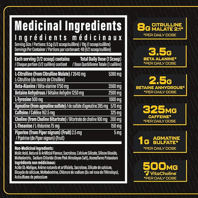 TC Nutrition Batch 27 Pre-Workout Powder Pineapple Mango 40 Servings 380g