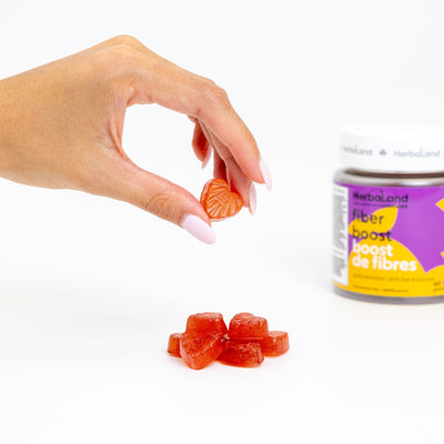 HERBALAND Fiber Boost Peach Passionfruit 60 Gummies