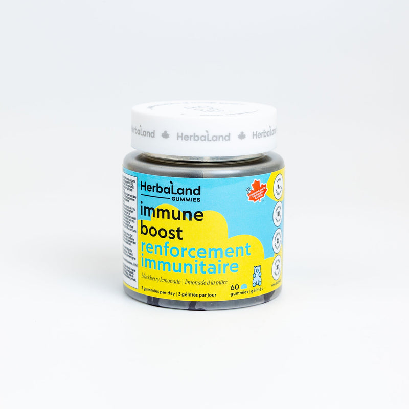 HERBALAND Immune Boost for Adults Blackberry Lemonade 60 Gummies