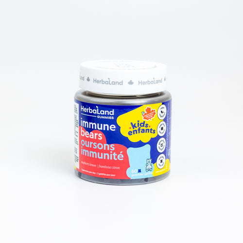 HERBALAND KIDS IMMUNE BEARS RASPBERRY LEMON 60 GUMMIES