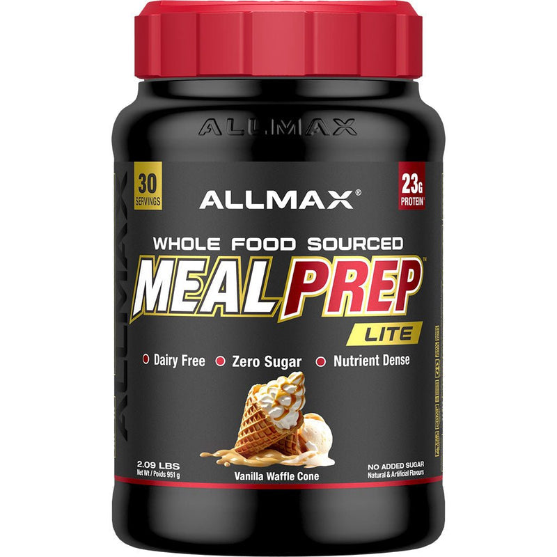 ALLMAX Meal Prep Lite Vanilla Waffle Cone 30 Servings 2.09lbs