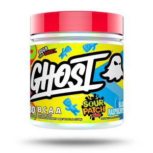 GHOST BCAA 30 Servings – Sour Patch Blue Raspberry