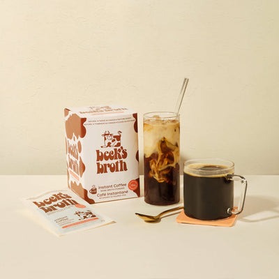 Beck's Protein Broth Bone Broth Instant Coffee Powder 21g