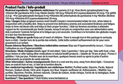 HERBALAND Iron Plus 60 Gummies