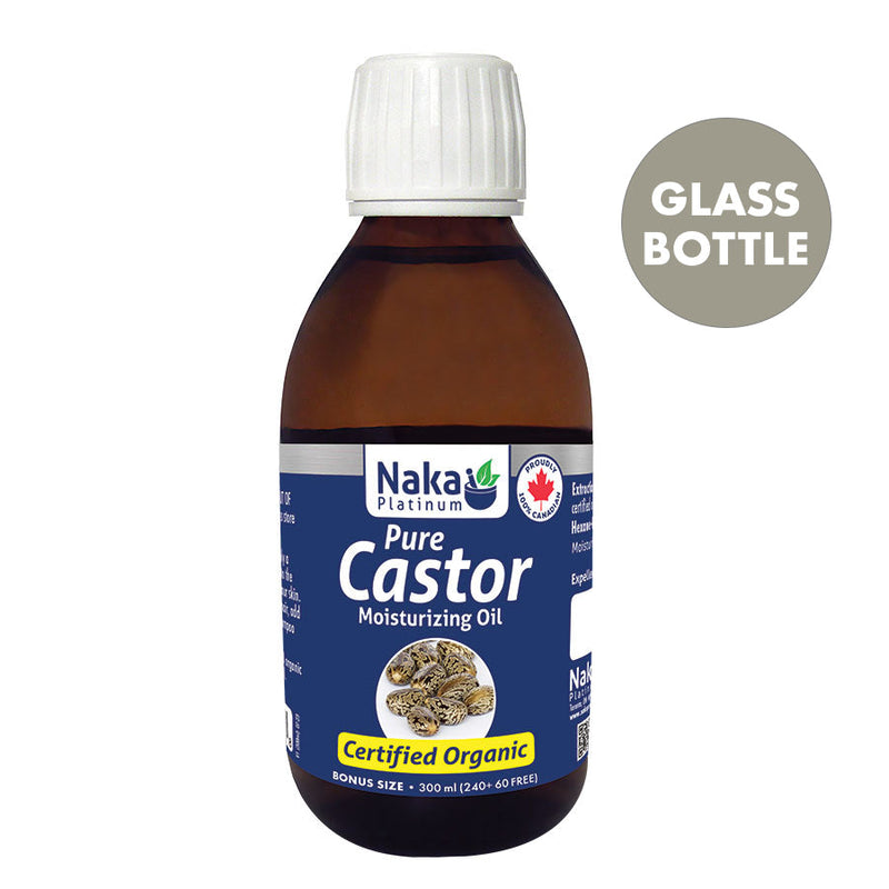 Naka Organic Castor Oil (Glass Bottle) – 300ml