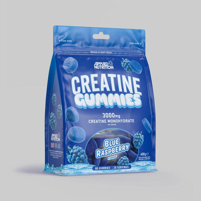 Applied Nutrition Creatine Monohydrate Gummies 80 Count - Blue Raspberry Flavour