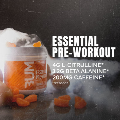 Raw Nutrition BUM Essential Pre-Workout Red, White 'N Bum 30 Servings
