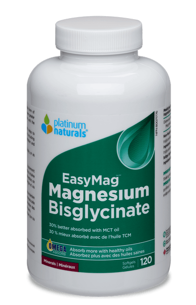 Platinum Naturals EasyMag Magnesium Bisglycinate Softgels