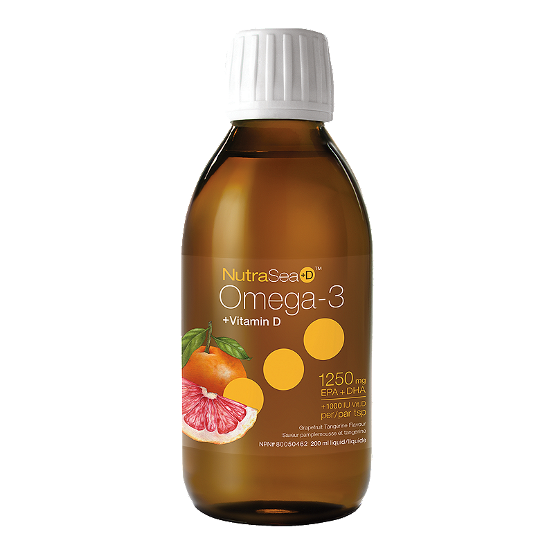 NutraSea+D Omega-3 Grapefruit Tangerine – 500ml