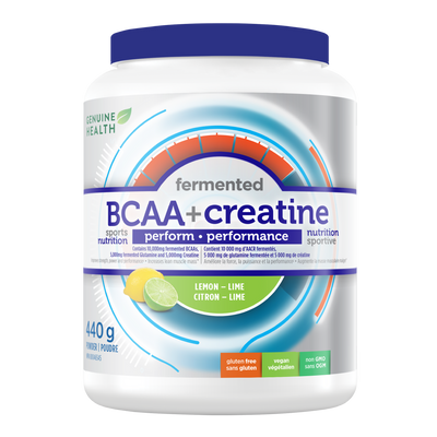 Genuine Health Fermented BCAA+ Creatine Lemon-Lime 440g