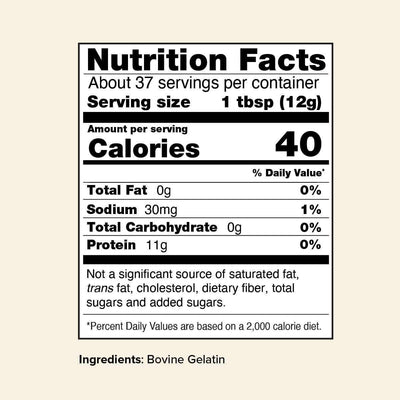 Great Lakes Wellness Beef Gelatin 454g