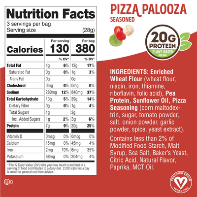 Lenny & Larry's Fitzels Protein Pretzels Pizza Palooza 85g