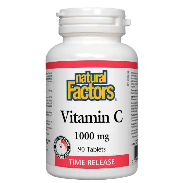 Natural Factors Vitamin C 1000mg Time Release W/Bioflavonoids - 180 tab