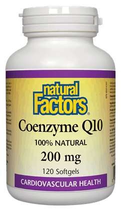 Natural Factors Coenzyme Q10 200mg – 120 softgels
