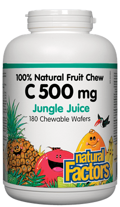 Natural Factors Vitamin C 500mg Natural Fruit Chew – Jungle Juice
