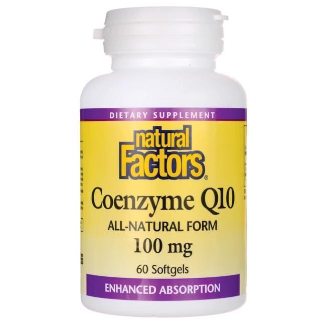Natural Factors Coenzyme Q10 100 mg – 120 softgels