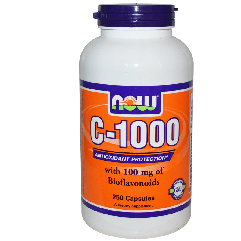 NOW C-1000 w/ 100mg Bioflavonoids - 250 caps