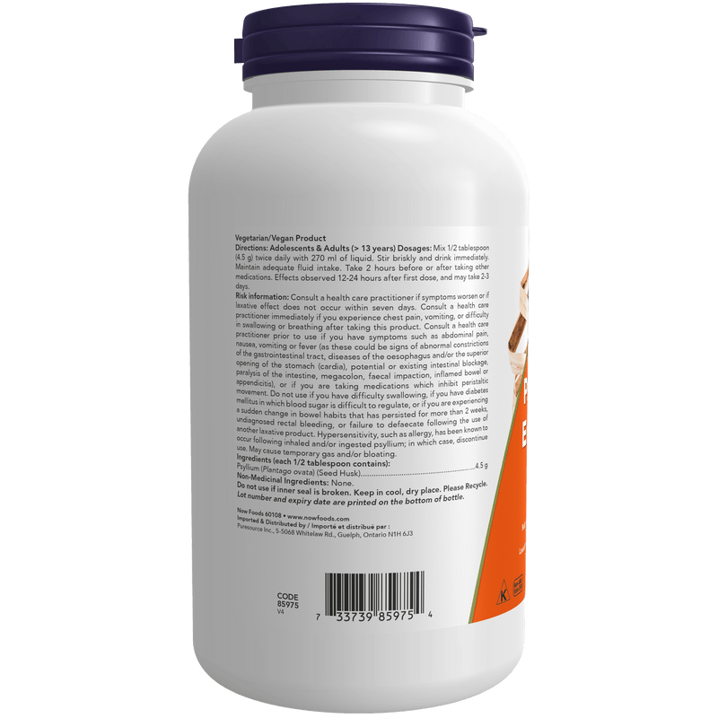 NOW Foods Psyllium Husk Powder 340g
