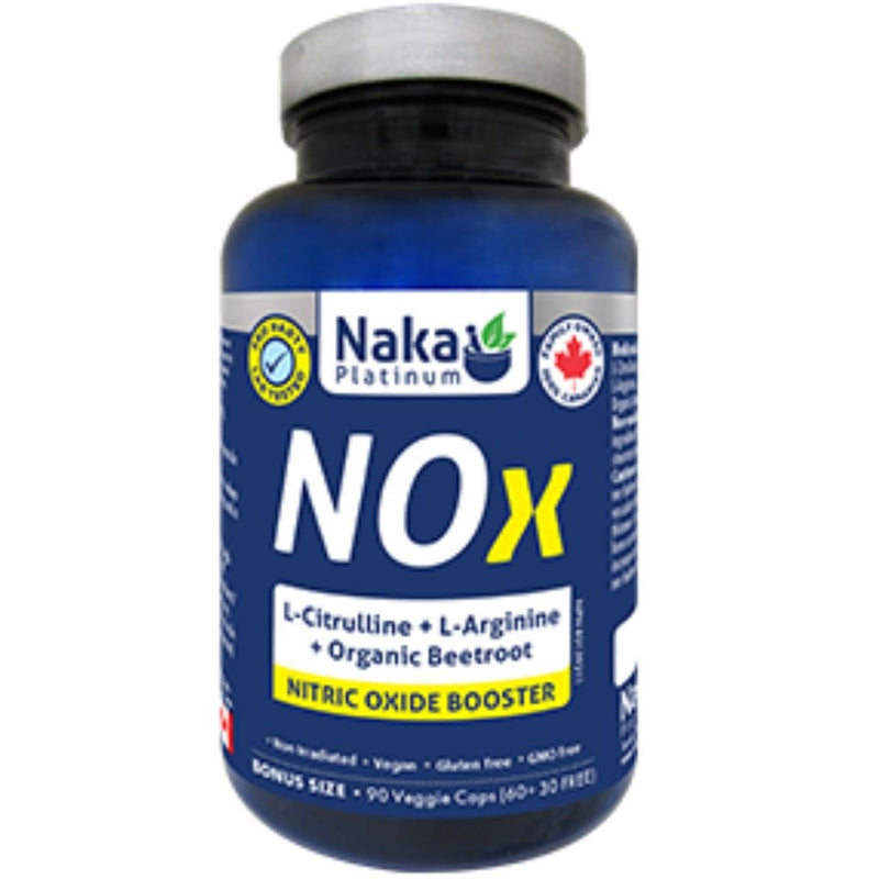 Naka Platinum NOx Nitric Oxide Booster 90 vcaps