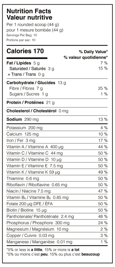 Good Protein All-In-One Shake Plant-Based Superfood Blend Chocolate Fudge 440g