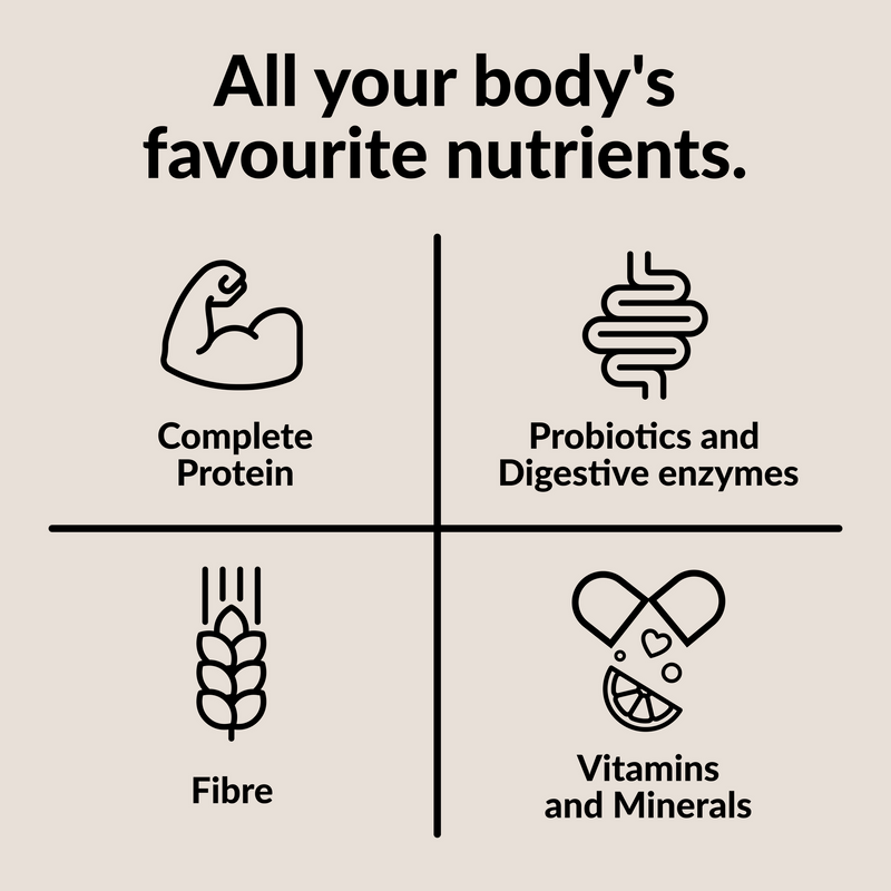 Good Protein All-In-One Shake Plant-Based Superfood Blend Chocolate Fudge 440g