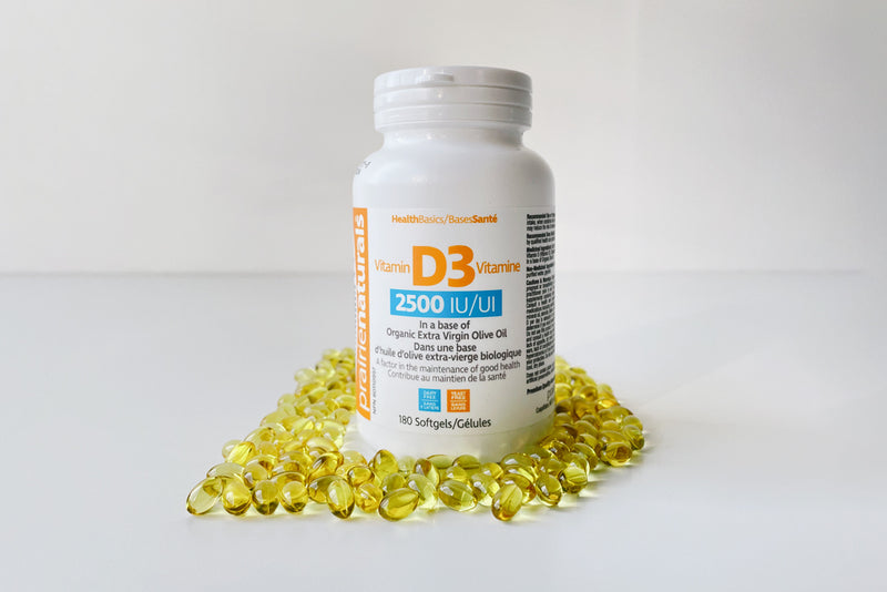PRAIRIE NATURALS Vitamin D3 2500 IU Softgels