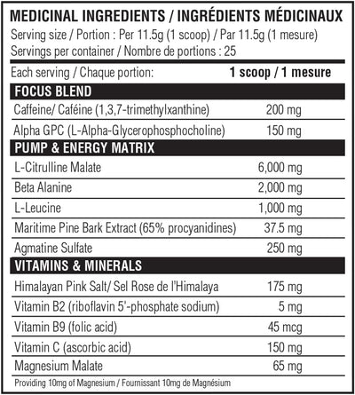 BELIEVE SUPPLEMENTS PRE FUEL 290G – Tropical Orange