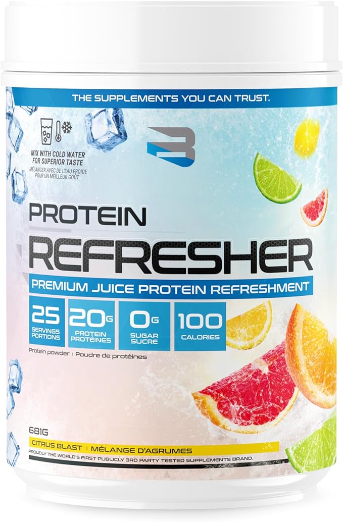 BELIEVE SUPPLEMENTS Protein Refresher - 25 Servings – Citrus Blast