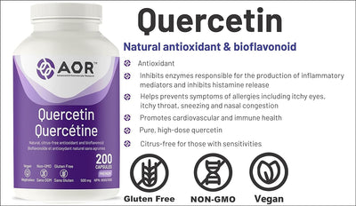 Quercetin 500mg 100's - 100 vcaps