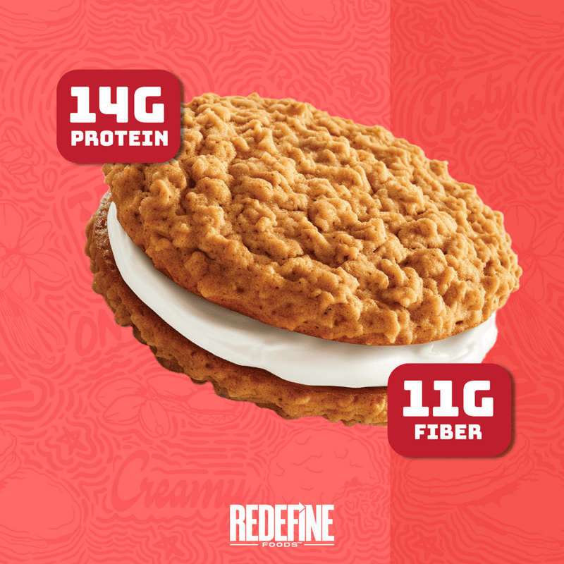 Redefine Foods Protein Oatmeal Pie Original Marshmallow 76g
