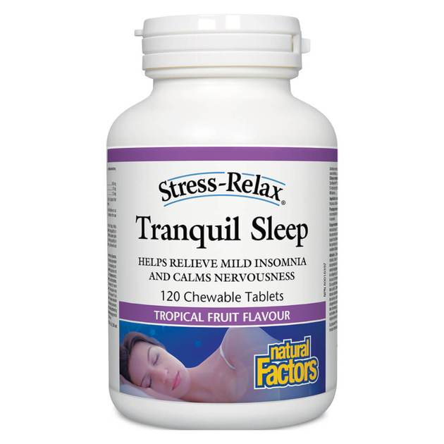 Natural Factors Stress-Relax Tranquil Sleep - 120 chews