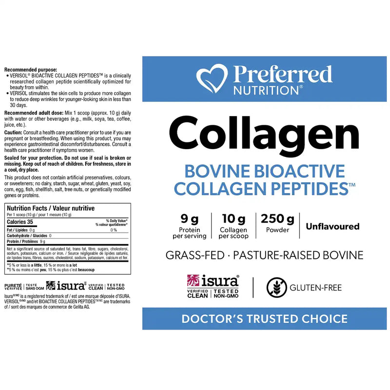 Preferred Nutrition Collagen Bovine Unflavoured 250g