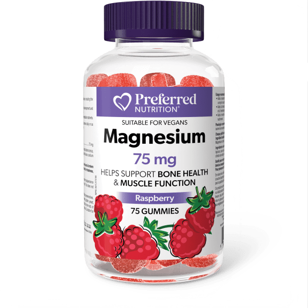 Preferred Nutrition Magnesium 75 mg 75 Gummies