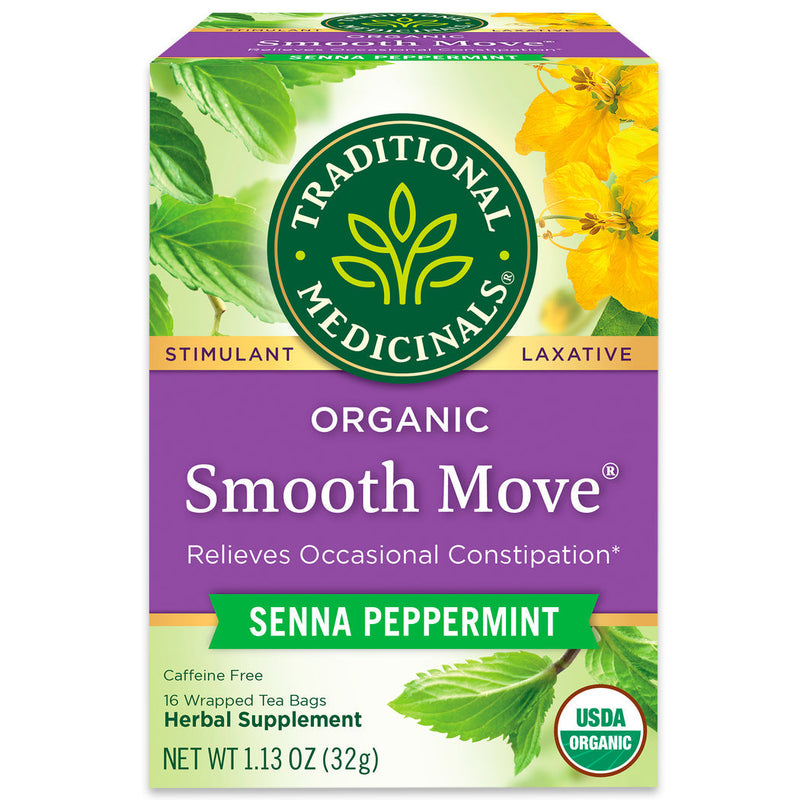 Traditional Medicinals Smooth 16 Bags – Peppermint Tea