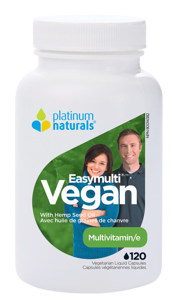 Platinum Naturals Easymulti Vegan - 120 Softgels