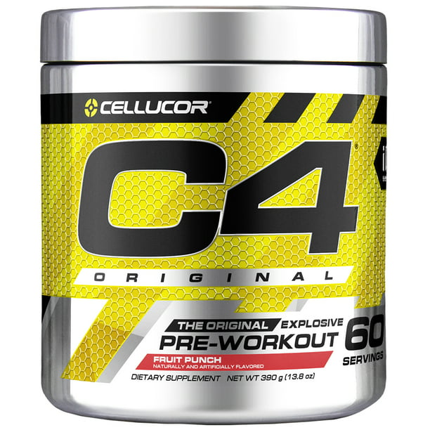 Cellucor C4 Pre-Workout Powder 30 Servings – Icy Blue Raspberry