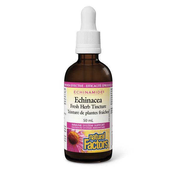 Natural Factors Anti-Cold Echinamide Organic Echinacea Tincture 50mL