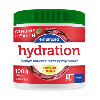 Genuine Health Enhanced Hydration Raspberry Lemonade 100g