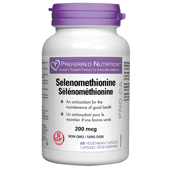 Preferred Nutrition Selenomethionine 200mcg 60 Capsules
