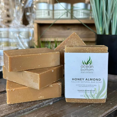 Tallow Natural Bar Soap Honey Almond 135g