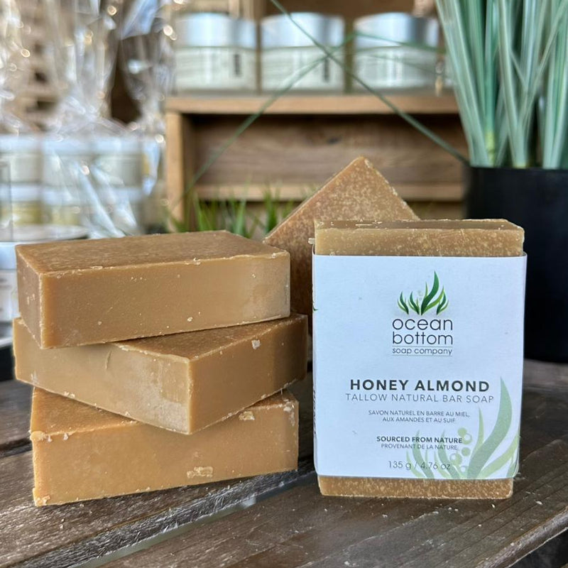 Tallow Natural Bar Soap Honey Almond 135g