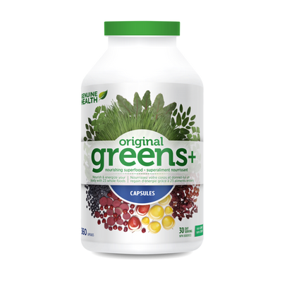 Genuine Health greens+ - Unflavoured – 120c