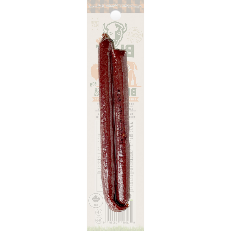 BUFF Bison Meat Sticks Original Twin Pack 50g